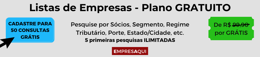 Listas de Empresas - Plano Gratuito